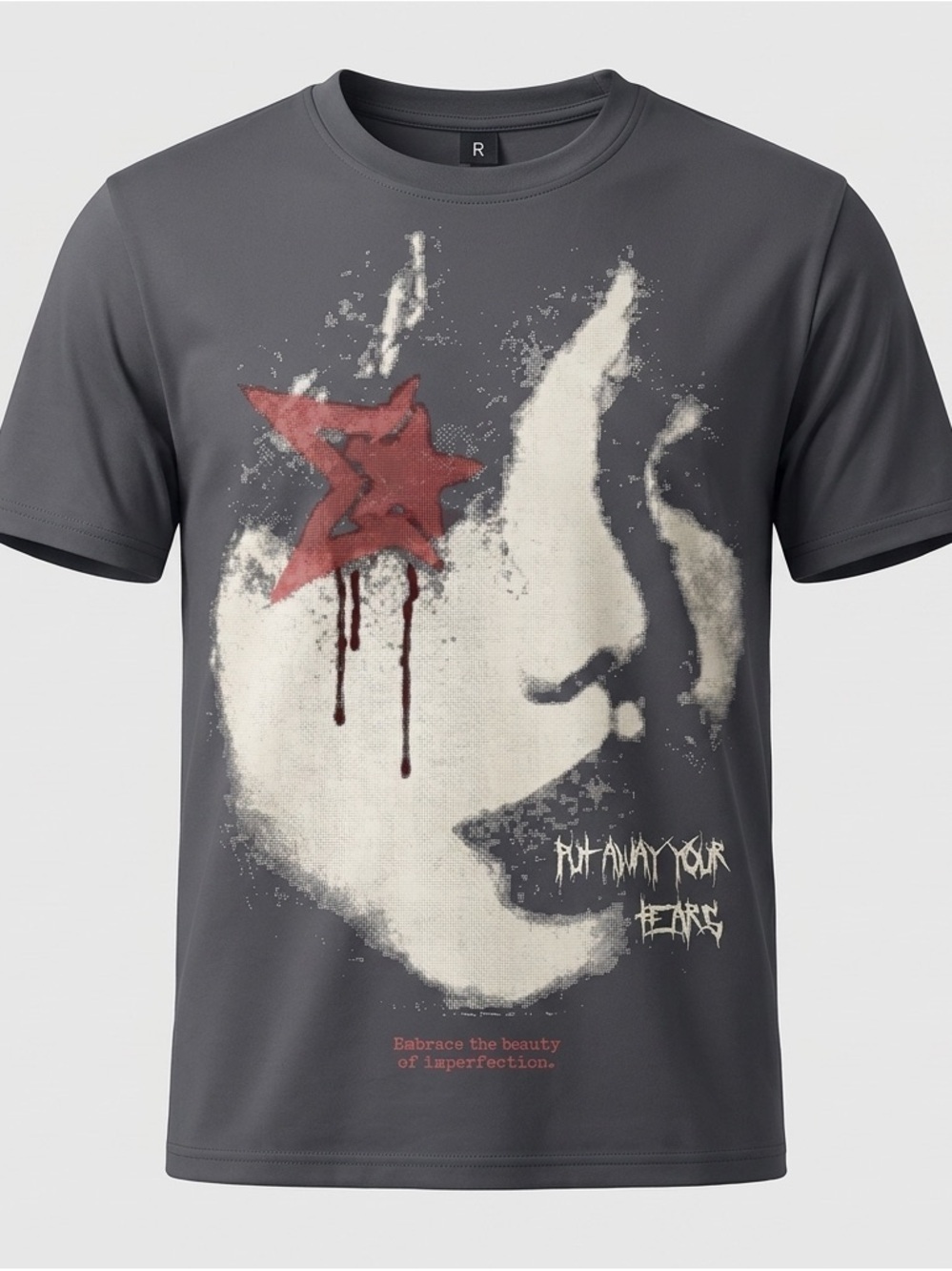 ROMWE Star Graphic Black T-Shirt